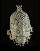 Masque Bronze ancien - Igbo Isaiah / Igbo Ukwu - Nigeria
