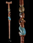 Canne polychrome - Mossi - Burkina Faso - Objets de regalia