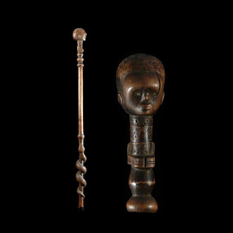 Canne ancienne - Nyamwezi - Tanzanie - Objets de regalia