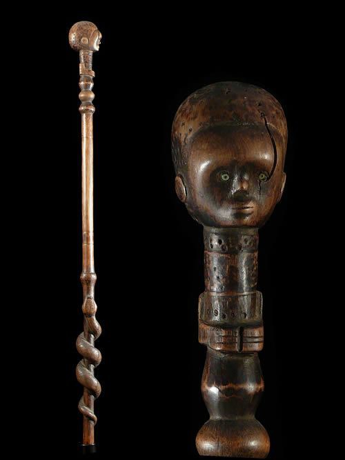 Canne ancienne - Nyamwezi - Tanzanie - Objets de regalia