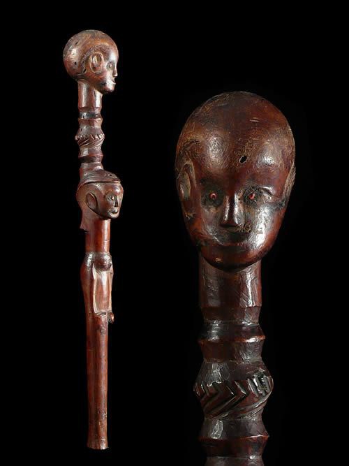 Canne ancienne - Nyamwezi - Tanzanie - Objets de regalia