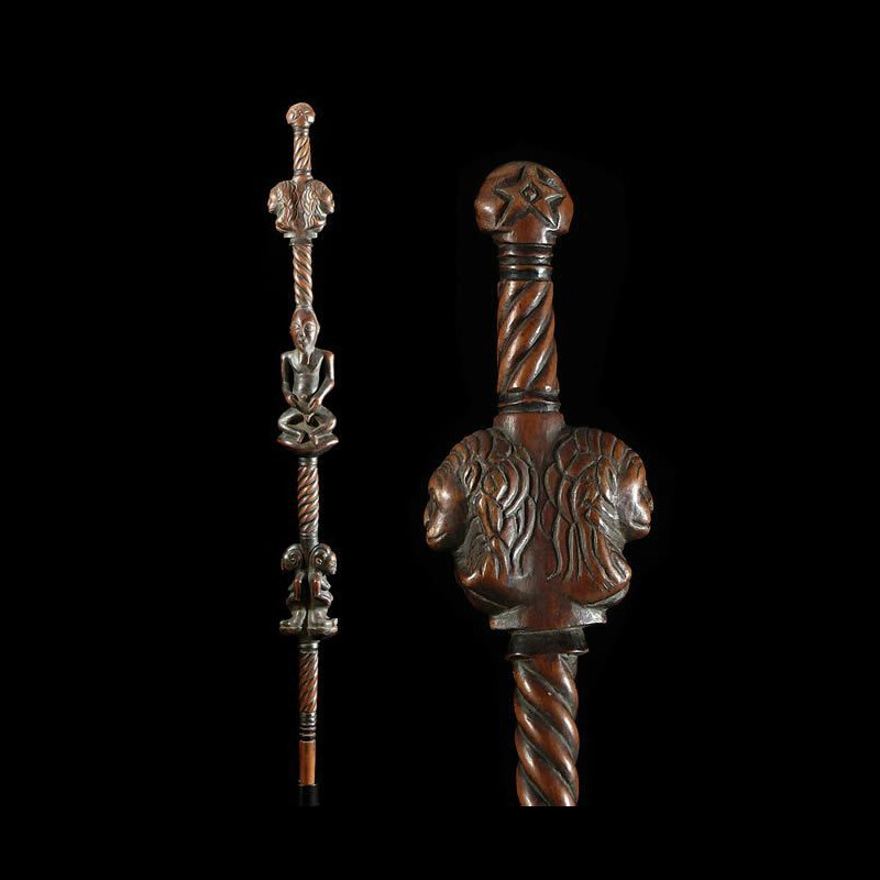 Sceptre de dignitaire - Songye - RDC Zaire - Objets de regalia