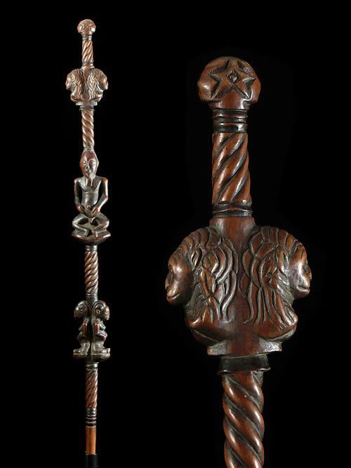 Sceptre de dignitaire - Songye - RDC Zaire - Objets de regalia