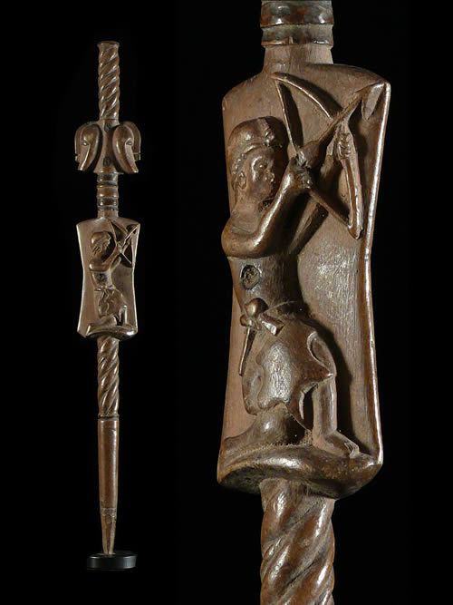 Sceptre de dignitaire - Songye - RDC Zaire - Objets de regalia