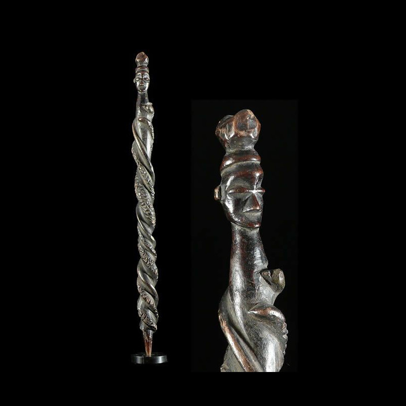 Sceptre de dignitaire - Yaka - RDC Zaire - Objets de regalia