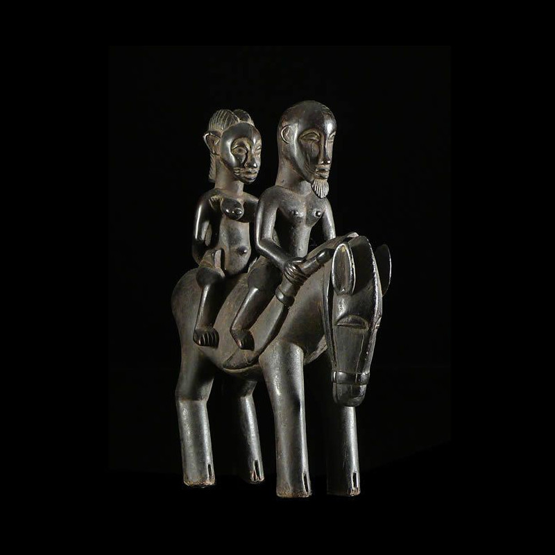 Cavalier et son cheval Syonfolo - Senoufo - Côte d'Ivoire
