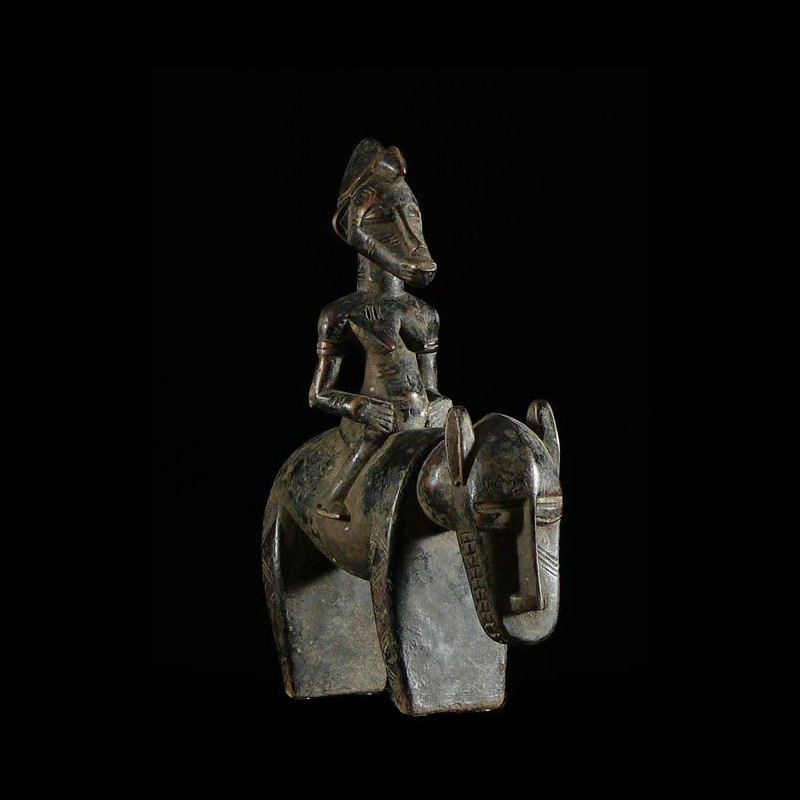 Cavalier et son cheval Syonfolo - Senoufo - Côte d'Ivoire
