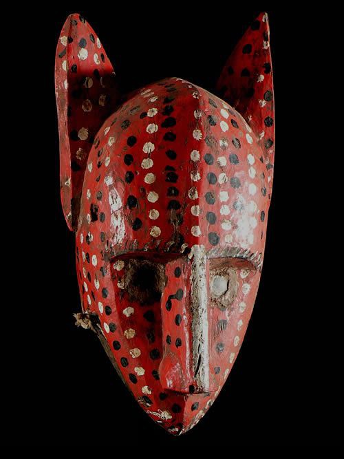 Masque Hyene polychrome - Bozo / Bambara - Mali