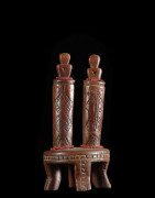 Poupee jumeaux rituelle - Tabwa - RDC Zaire- Poupees africaines