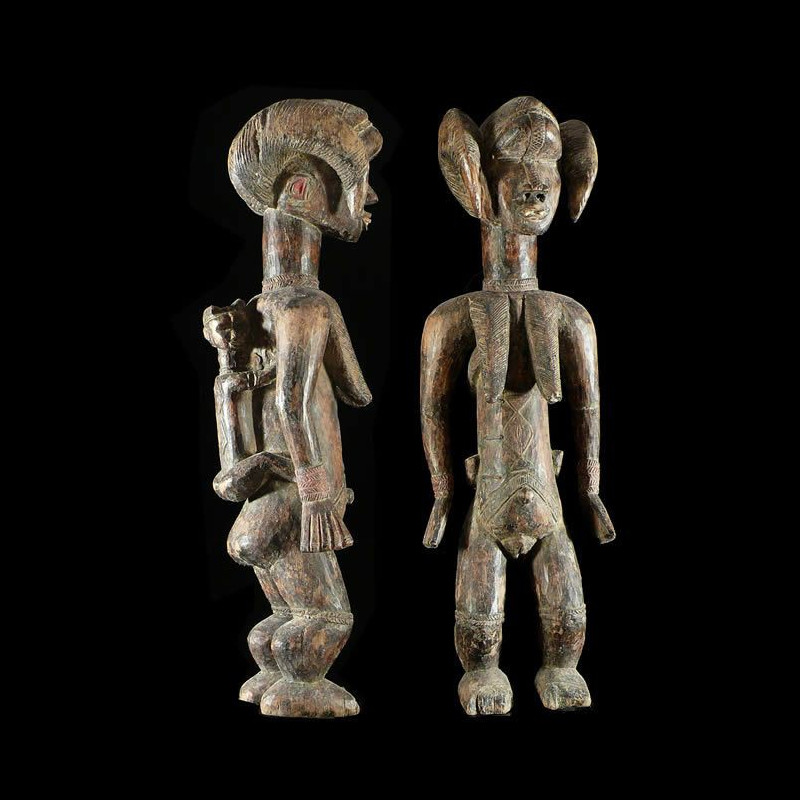 Statue Maternite Lu me - Dan - Côte d'Ivoire