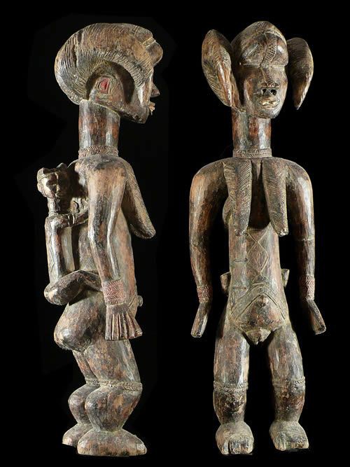 Statue Maternite Lu me - Dan - Côte d'Ivoire