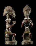 Statuette ancienne de dignitaire - Baoule - Côte d'Ivoire