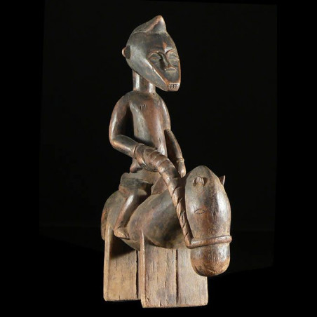 Cavalier et son cheval Syonfolo - Senoufo - Côte d'Ivoire