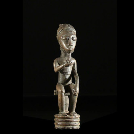 Statuette de dignitaire - Baoule - Côte d'Ivoire