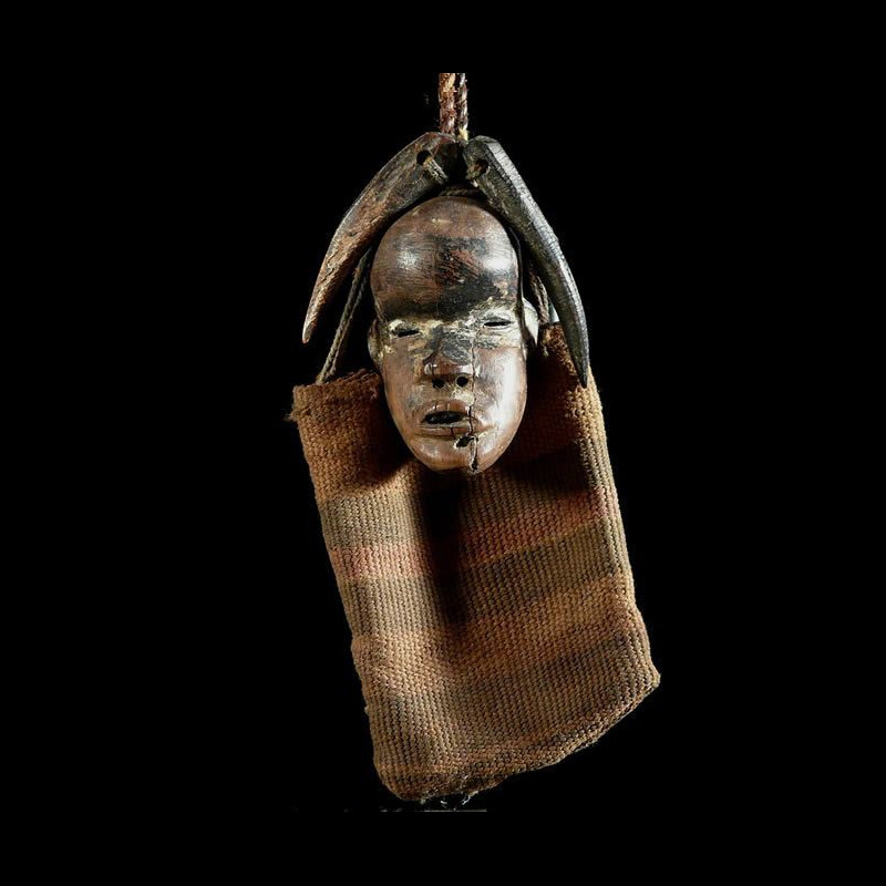 Masque amulette de chasseur - Dan - Côte d'Ivoire