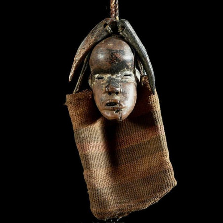 Masque amulette de chasseur - Dan - Côte d'Ivoire