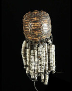 Hochet Pendentif - Amulette Tortue - Kung San - Bostwana