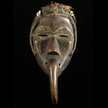 Masque a bec fetiche - Dan / Mahou - Liberia - Masques africains