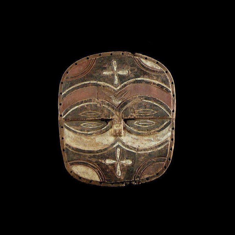 Masque facial Kidumu - Teke / Tsayi - RDC Zaire