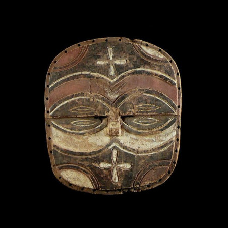 Masque facial Kidumu - Teke / Tsayi - RDC Zaire