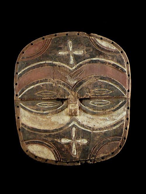 Masque facial Kidumu - Teke / Tsayi - RDC Zaire
