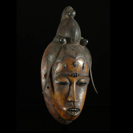 Masque Polychrome Gou - Gouro - Côte d'Ivoire