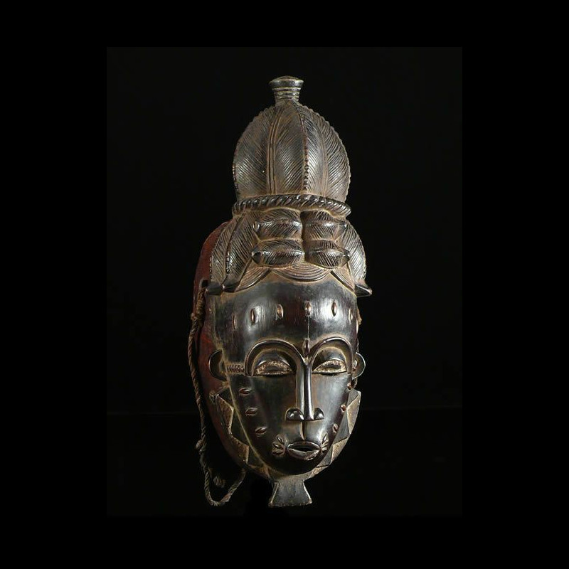 Masque de rejouissance Mblo - Baoule - Côte d'Ivoire