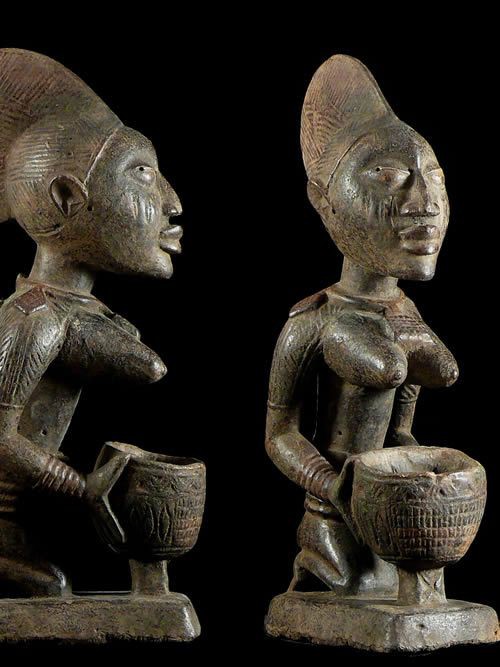 Porteuse de coupe - Yoruba - Nigeria