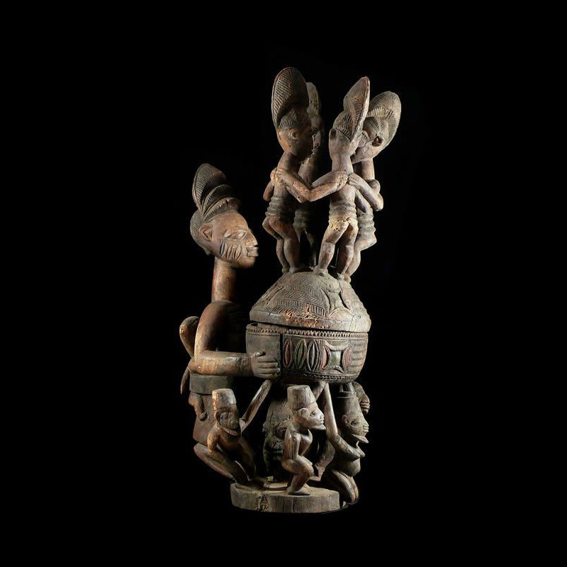 Porteuse de coupe - Yoruba - Nigeria - Olowe of Ise ?