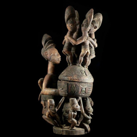 Porteuse de coupe - Yoruba - Nigeria - Olowe of Ise ?