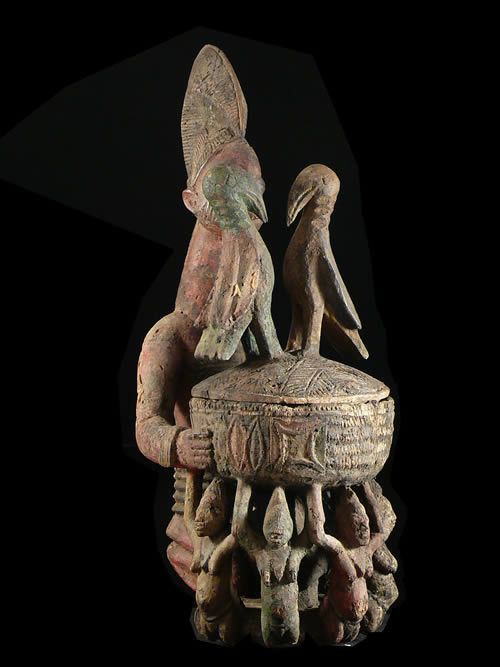 Porteuse de coupe - Yoruba - Nigeria - Olowe of Ise ?
