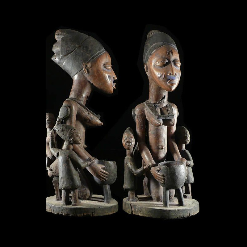 Porteuse de coupe - Yoruba - Nigeria