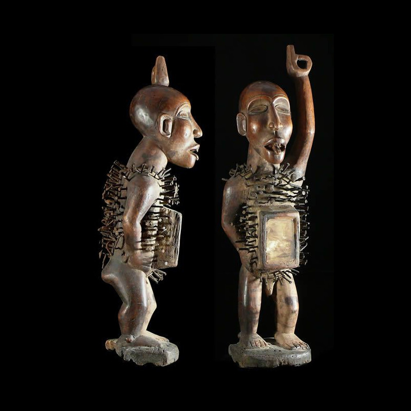 Fetiche Nkisi Nkonde - Kongo / Vili - RDC Zaire
