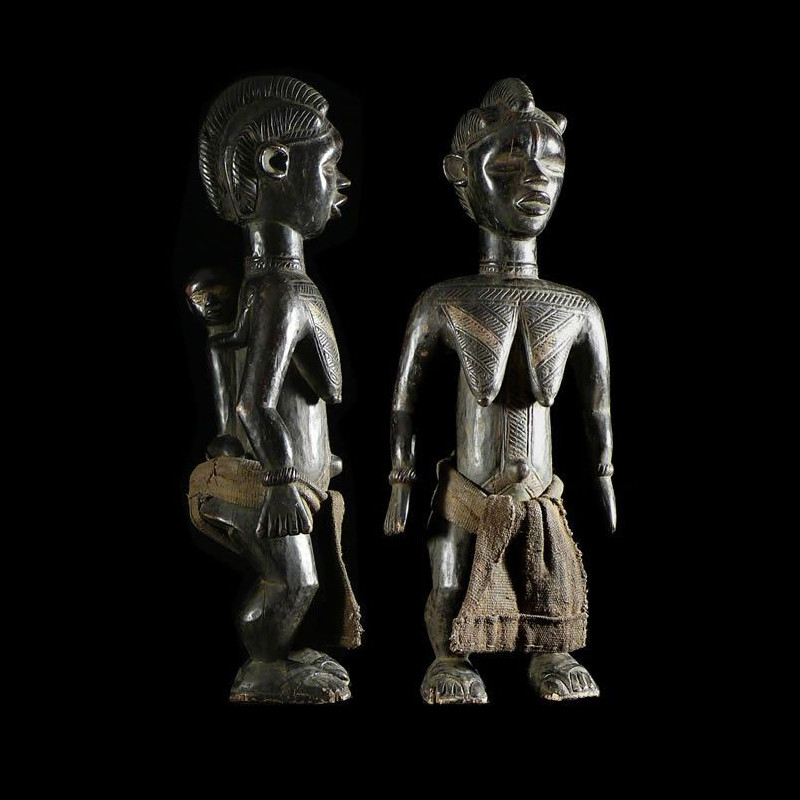 Statue Maternite Lu me - Dan - Côte d'Ivoire
