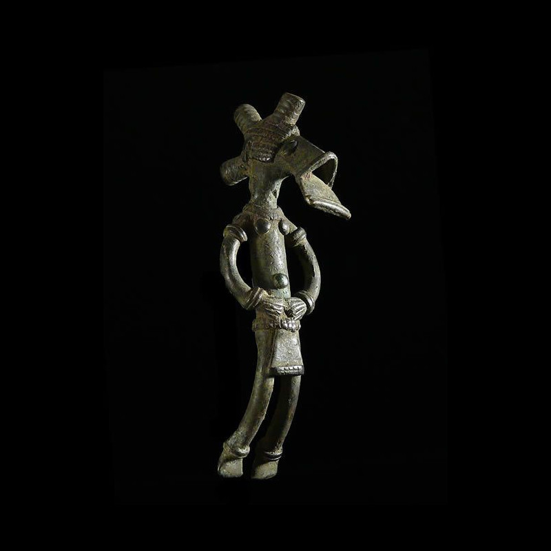 Pendentif Genie anthropomorphe - Gan - Burkina Faso