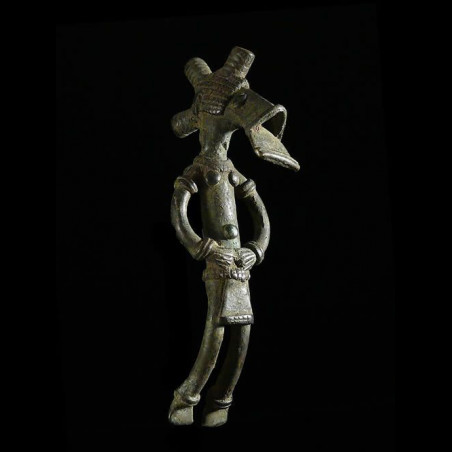 Pendentif Genie anthropomorphe - Gan - Burkina Faso