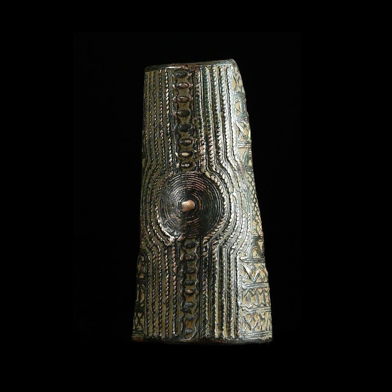 Jambiere ou Chevillere en bronze - Bini Edo - Nigeria