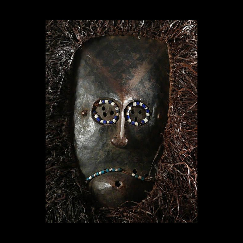 Masque polychrome - Biombo / Kuba - RDC Zaire