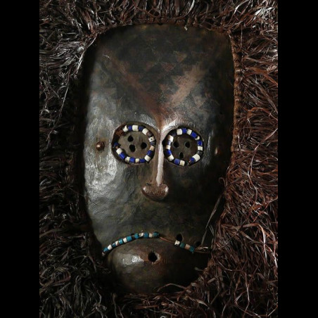 Masque polychrome - Biombo / Kuba - RDC Zaire