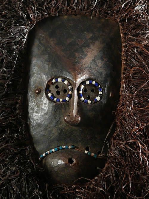 Masque polychrome - Biombo / Kuba - RDC Zaire