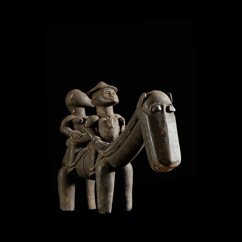 Cavalier et son cheval Syonfolo - Senoufo - Côte d'Ivoire