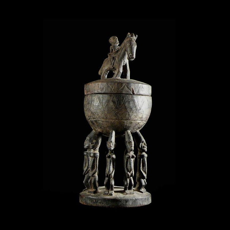 Coupe rituelle avec cavalier - Dogon - Mali