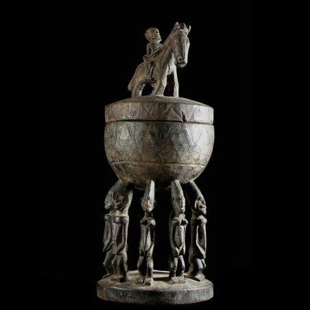 Coupe rituelle avec cavalier - Dogon - Mali
