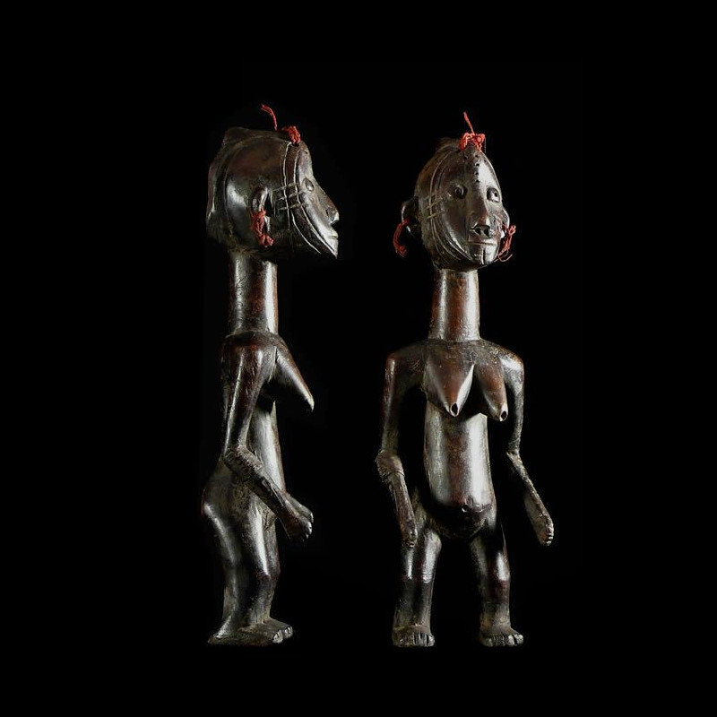 Statuette Feminine Nakomse - Mossi - Burkina Faso
