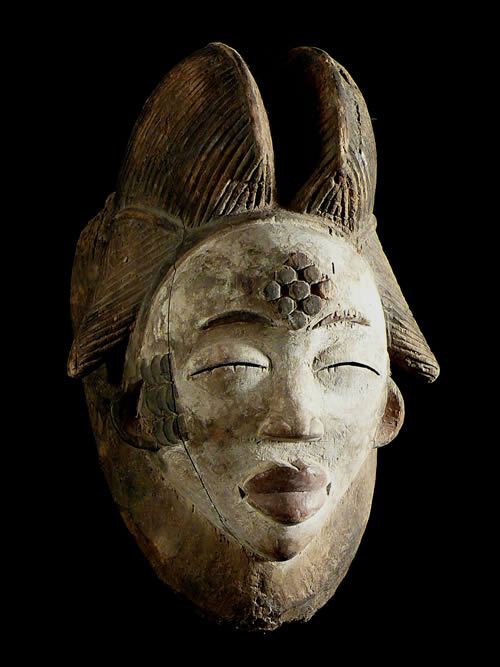 Masque Mukuyi - Punu / Pounou - Gabon
