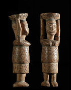 Statuette porteuse de coupe - Sissala - Ghana / Burkina Faso