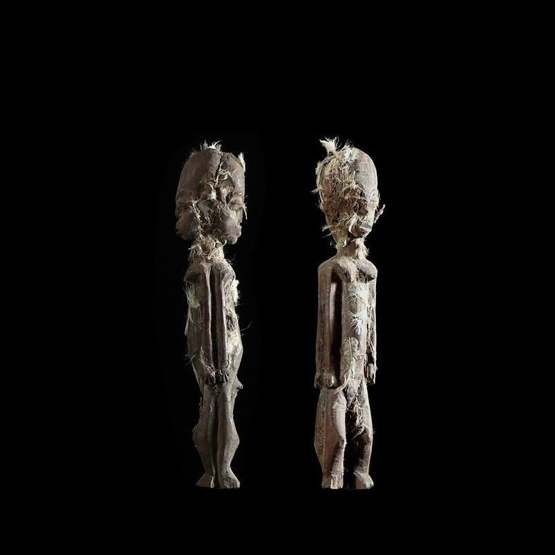 Statue janiforme fetiche - Dagari / Dagara - Burkina Faso / Ghan