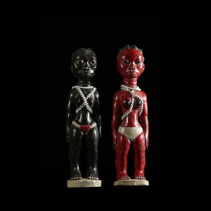 Statuettes Jumelles Blolo Bian - Baoule - Côte d'Ivoire