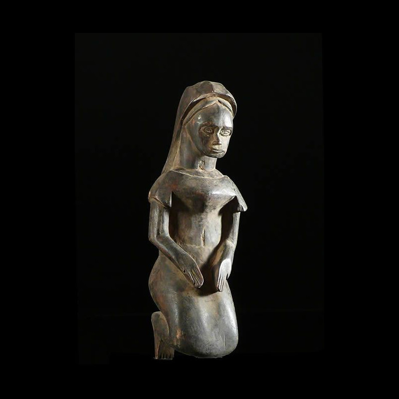 Statuette de Vierge Chretienne - Lobi - Burkina Faso