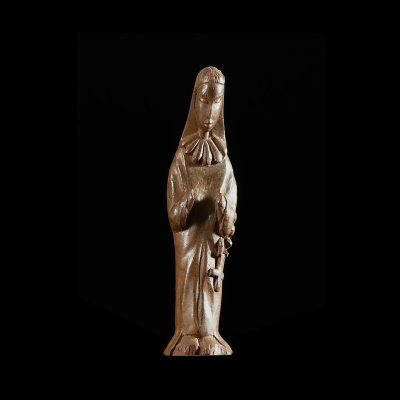 Statuette de Vierge Chretienne - Lobi - Burkina Faso